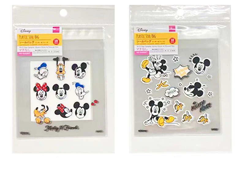 シールバッグ、１０枚（ミッキー＆フレンズ）