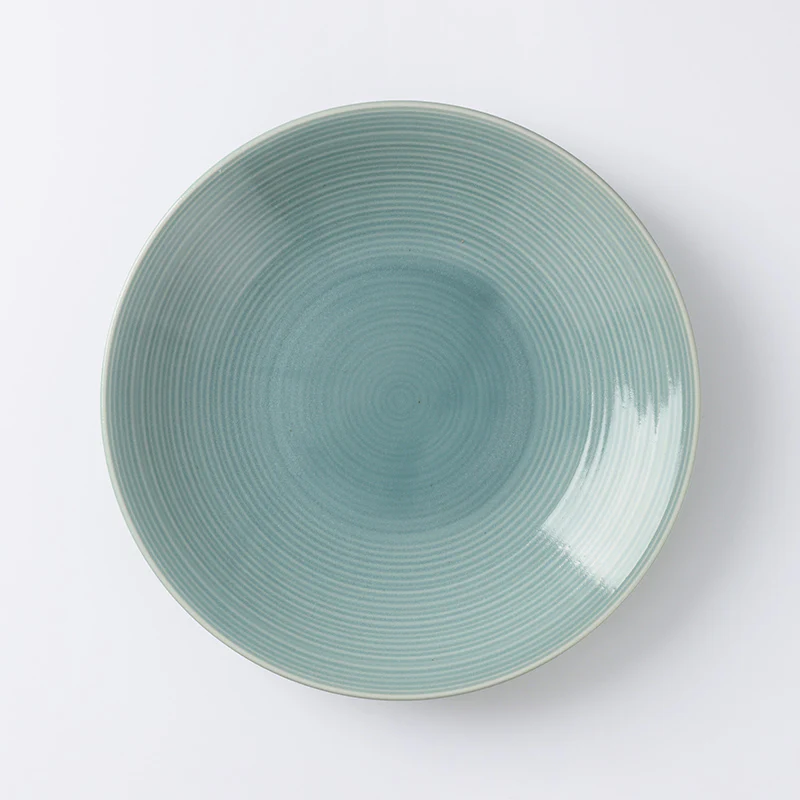 皿（Ｓｌｅｅｋ　Ｄｉｓｈ、浅葱） - Image 2
