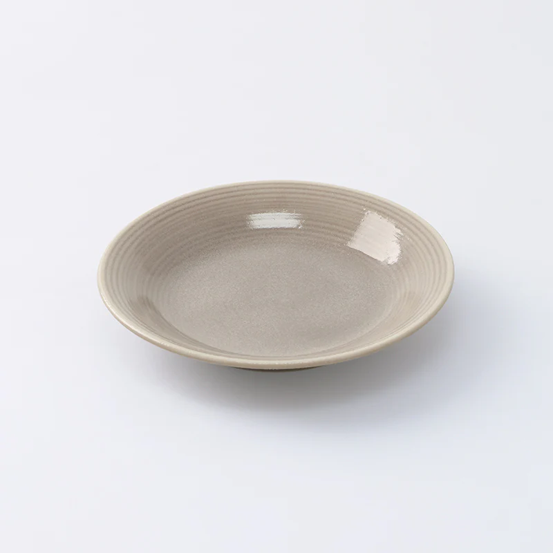 皿（Ｓｌｅｅｋ　Ｄｉｓｈ、灰青）