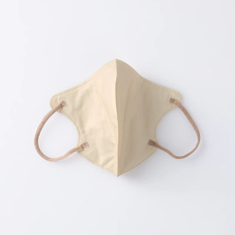 裏起毛立体マスク（１４枚、Ｂｅｉｇｅ、スモール） - Image 3