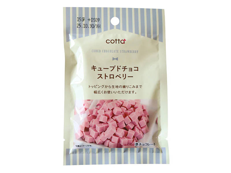 ドウシシャ　キューブドチョコ　ストロベリー　１０ｇ