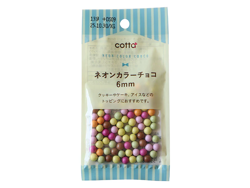 ドウシシャ　ネオンカラーチョコ６ｍｍ　１２ｇ