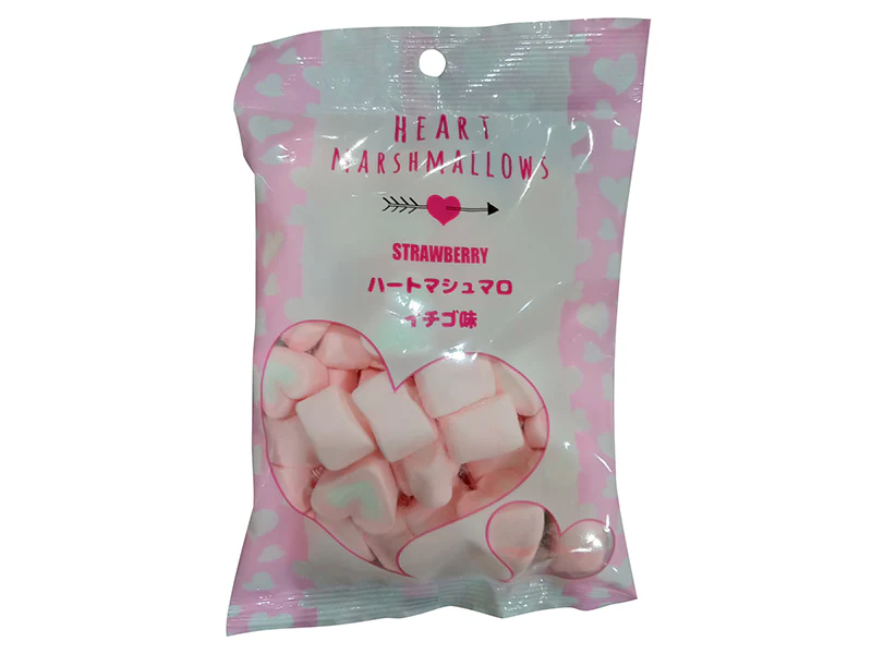 ウィスク ハートマシュマロ イチゴ味 65g