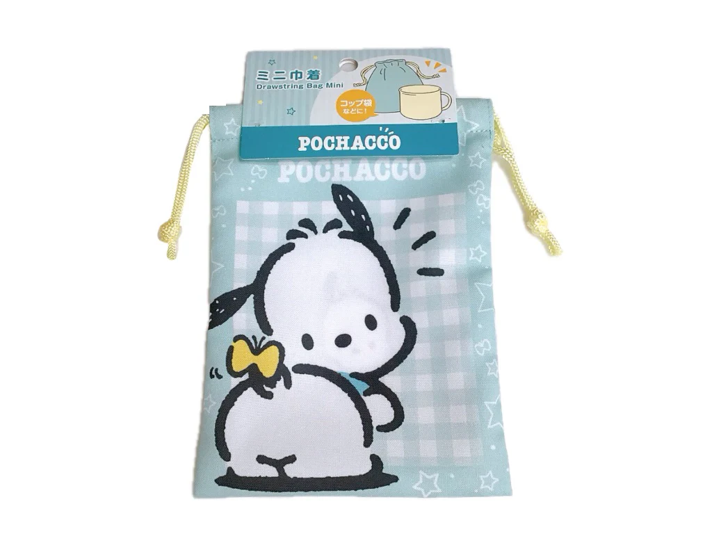 ミニ巾着　ポチャッコ　ミント