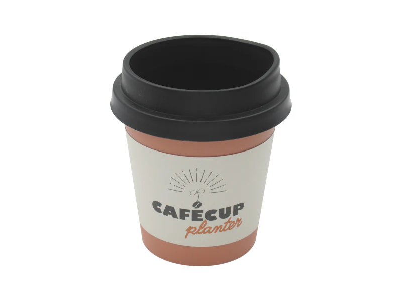 カフェカッププランター（オレンジ）