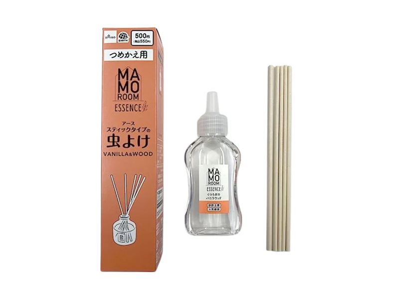 マモルームエッセンス スティックタイプの虫よけ バニラ&ウッド つめかえ