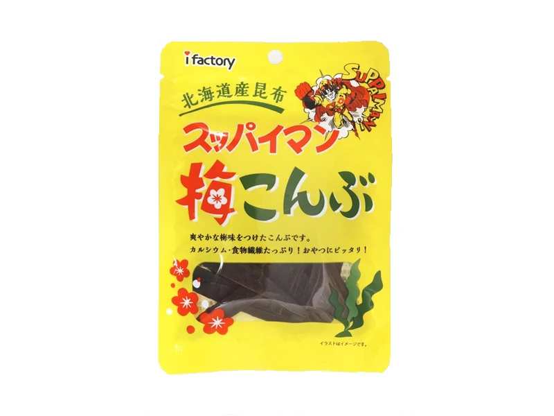 稲葉ピーナツ スッパイマン梅こんぶ 6g