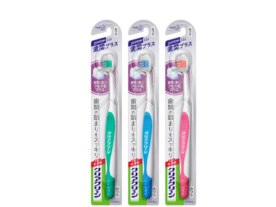 クリアクリーンハブラシ　歯間プラス　コンパクト　ふつう