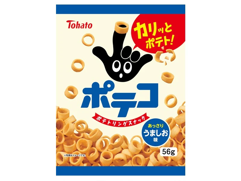 東ハト　ポテコうましお味　５６ｇ