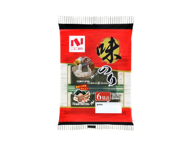 ニコニコのり 味のり 6束