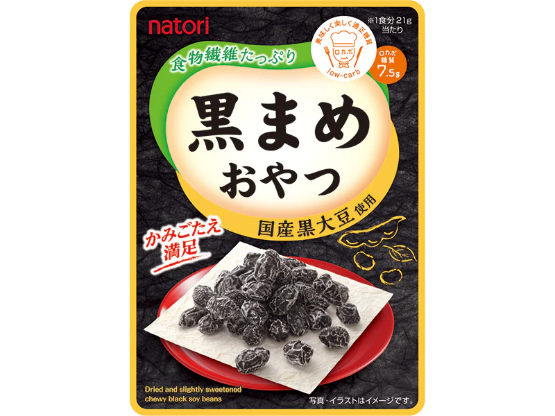なとり 黒まめおやつ 21g