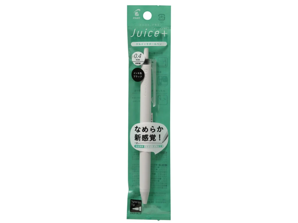 ゲルボールペン ジュースプラス(04、ブラック)