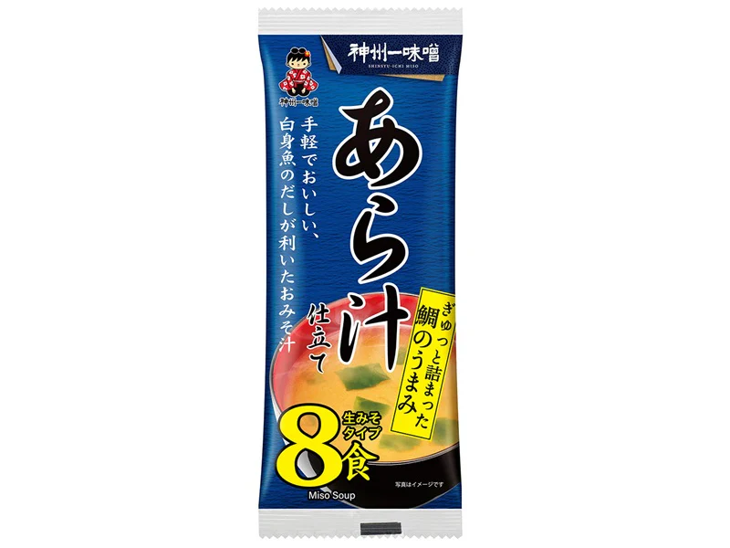 神州一味噌　即席生みそ汁　あら汁仕立て　８食