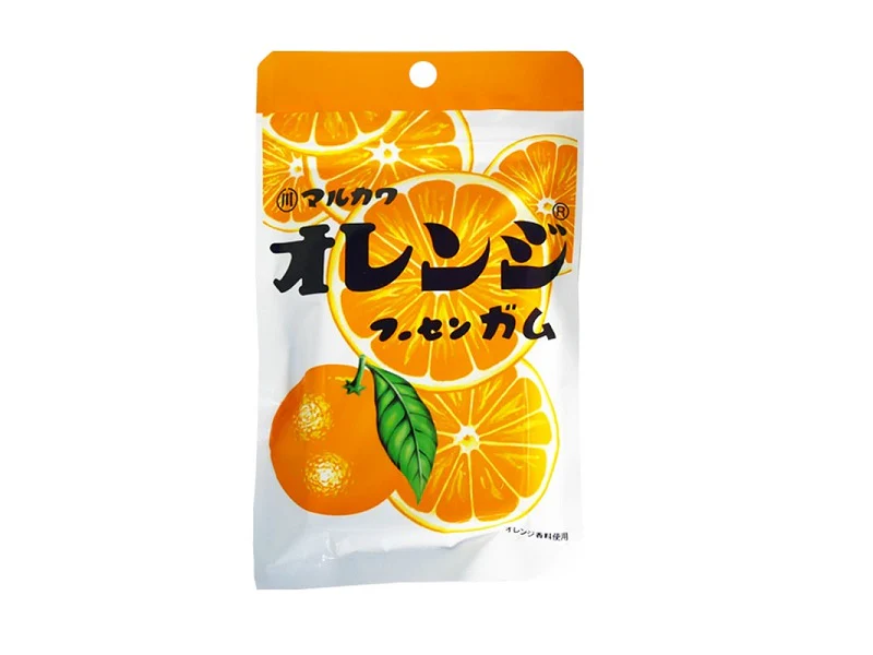 丸川製菓 チャック袋オレンジフーセンガム 47g