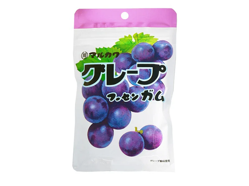 丸川製菓 チャック袋グレープフーセンガム 47g