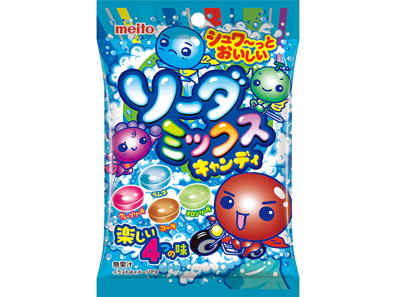 meito ソーダミックスキャンディ 56g