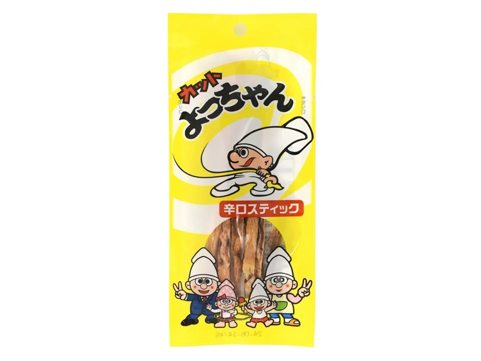 よっちゃん食品工業 カットよっちゃん辛口スティック 8g
