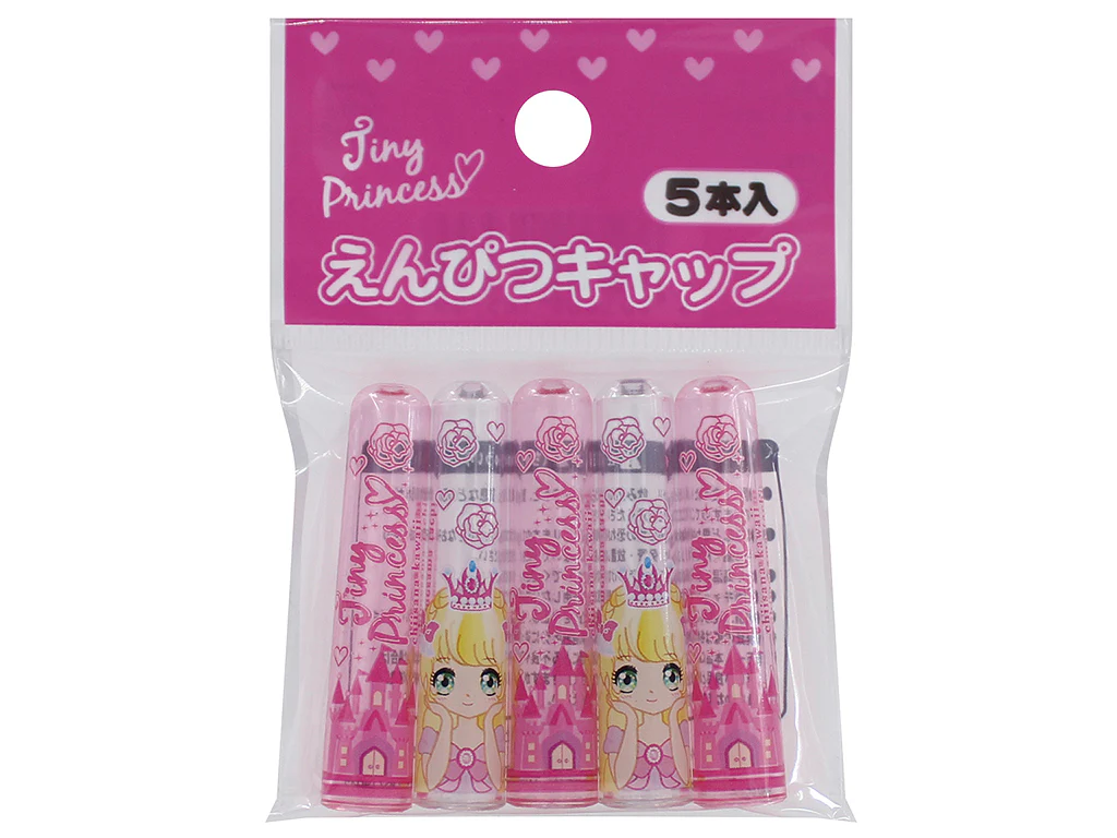 鉛筆キャップ　５Ｐ　タイニープリンセス