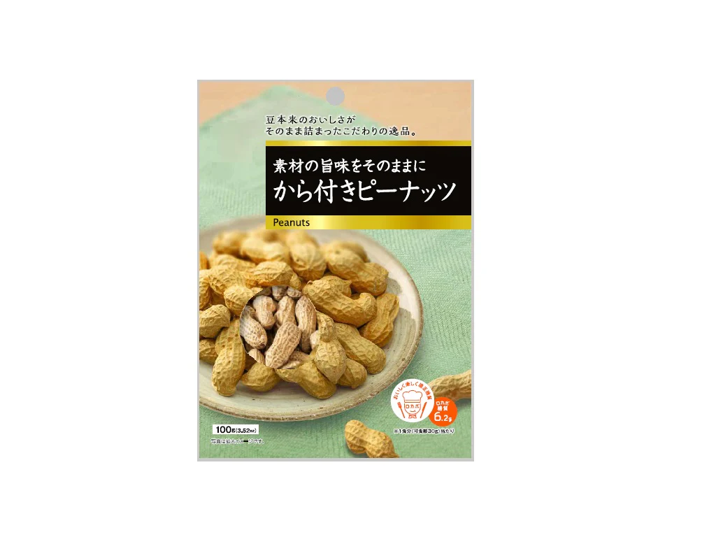 から付きピーナッツ　１００ｇ