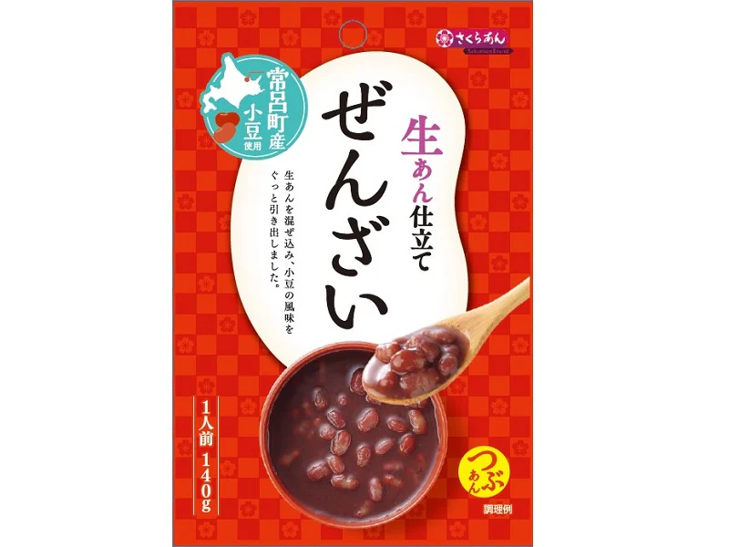 さくらあん　生あん仕立てぜんざい　１４０Ｇ