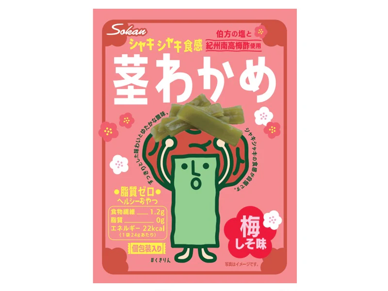 壮関 茎わかめ梅しそ味 24g