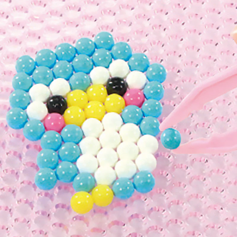 水でくっつくビーズ（イエロー） - Image 3