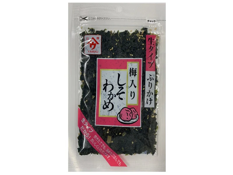 魚の屋 しそわかめ 梅入り50g
