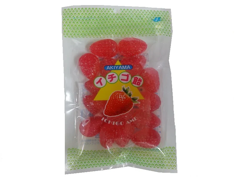 秋山製菓　イチゴ飴　８０ｇ