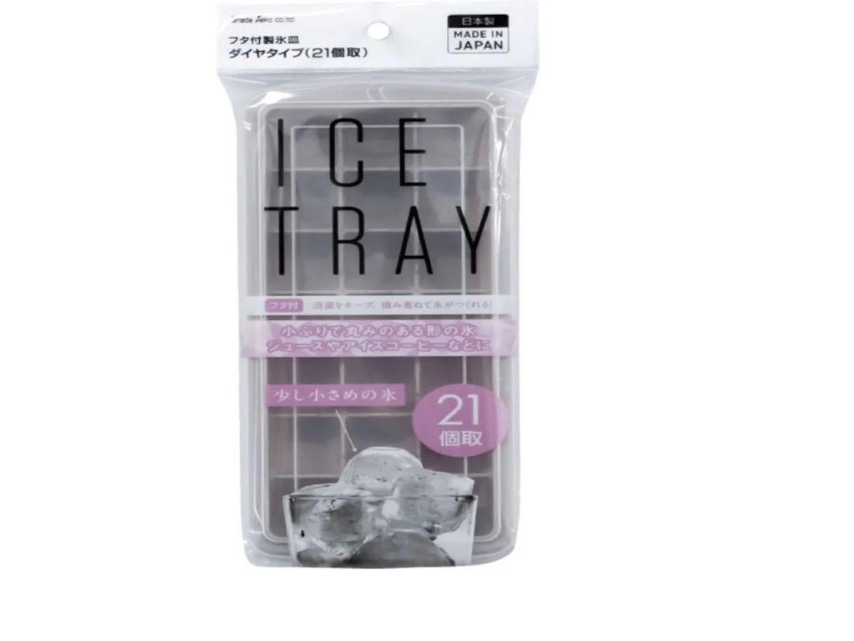 フタ付製氷皿ダイヤタイプ(21個取)