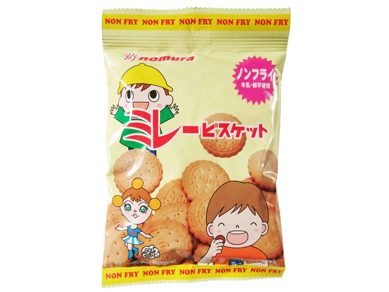 野村煎豆加工店 ノンフライミレービスケット 70g