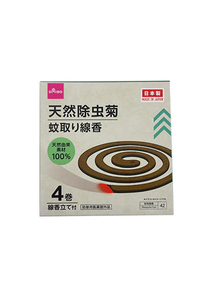 蚊取線香（天然除虫菊、４巻）