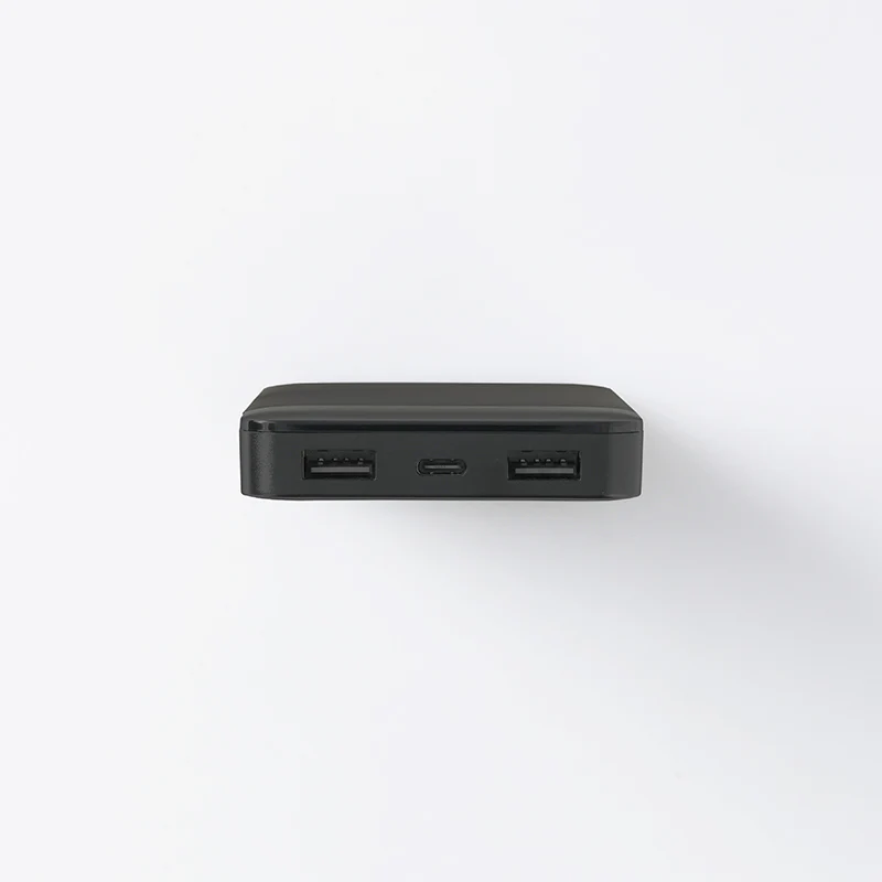 LED残量表示機能付きモバイルバッテリー ブラック - Image 3