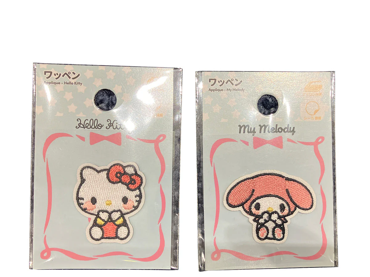 ワッペン(ハローキティ・マイメロディ)